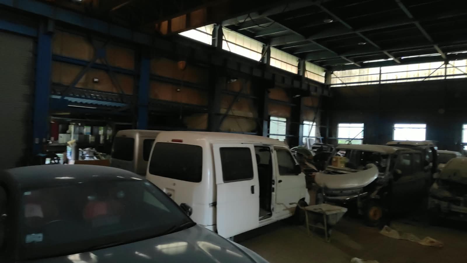 Vehicle inspection area at Rehman Brothers